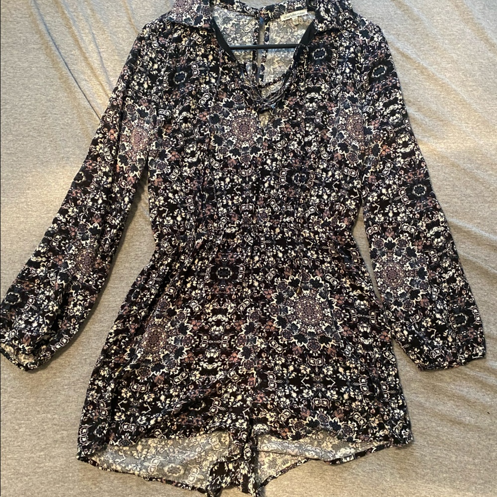 Long sleeve romper